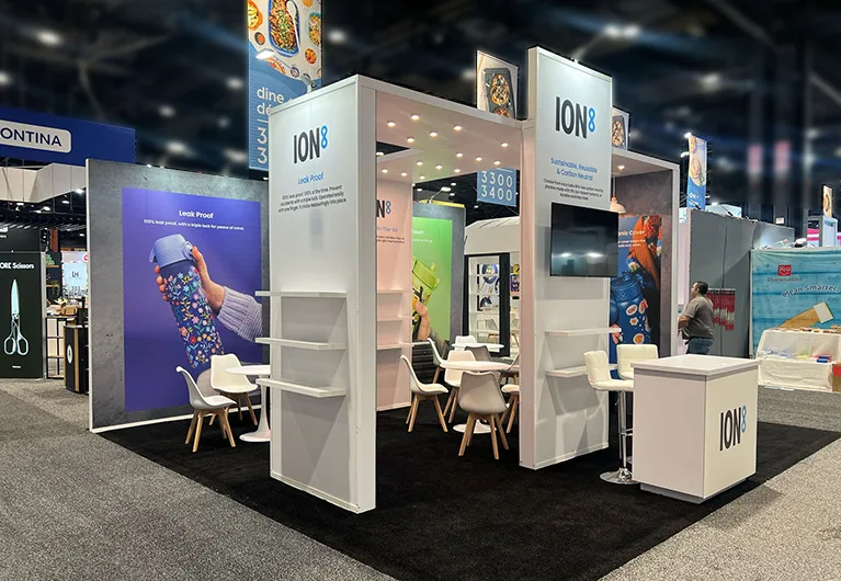 Trade Show Booth for ION8 at IHS 2025