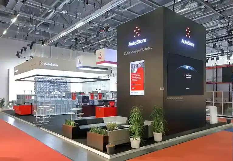 Custom Trade Show Booth for AutoStore at Promat 2019